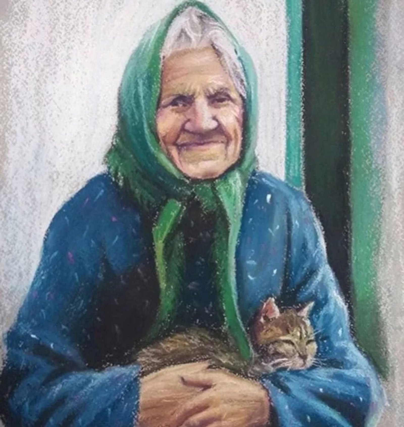 Картинка бабушка. Настасья Чудакова художница картины. Детство художник Настасья Чудакова. Бабушка картина. Портрет старушки.