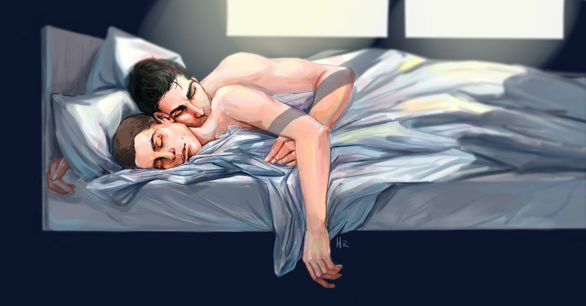 гей парни спящие в кровати фото 79