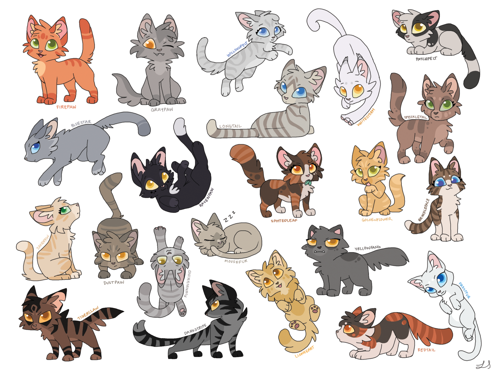 Коты персонажи коты Воители. Коты Воители 1 кот. Коты Воители 2 цикл персонажи.