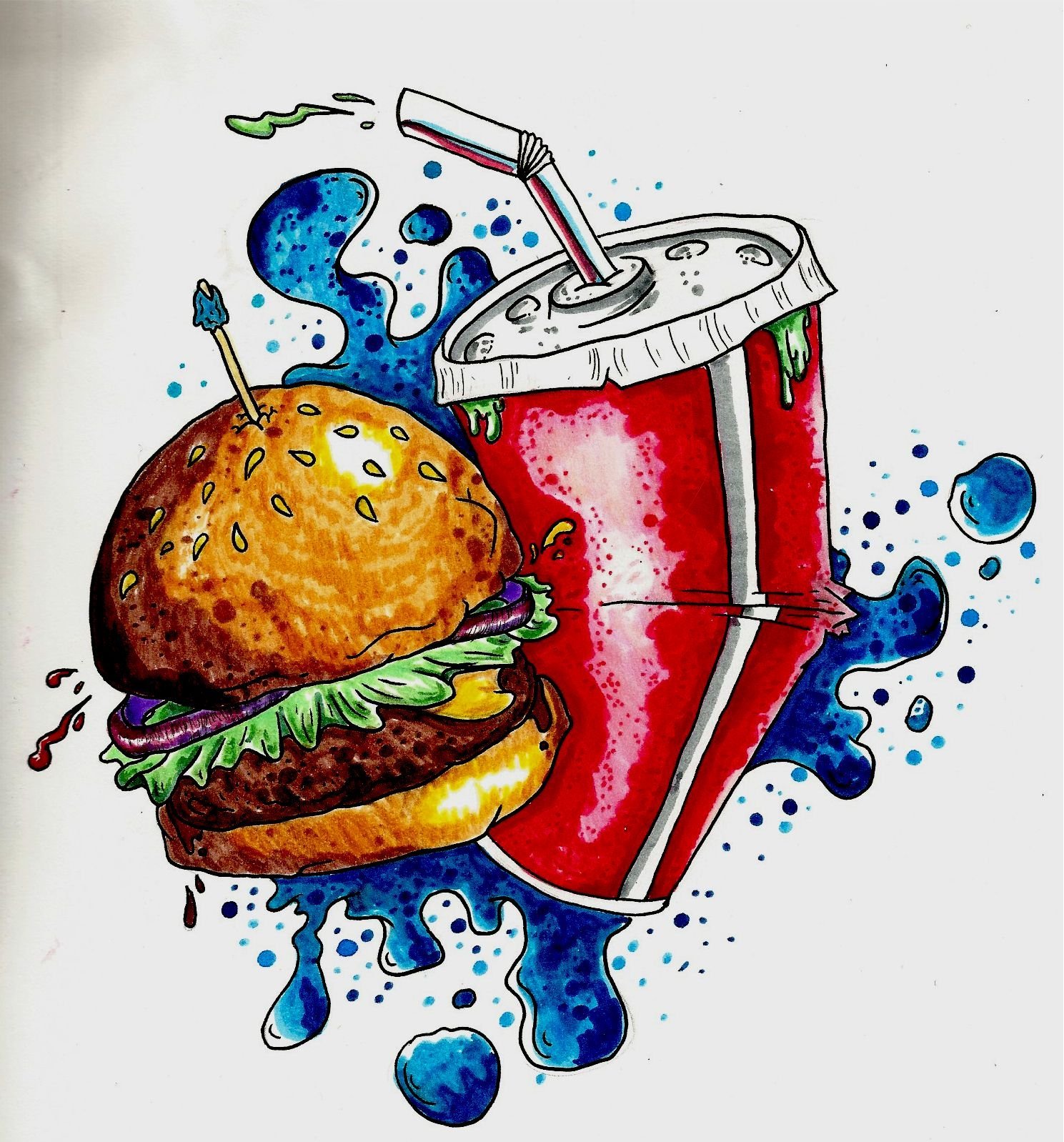 Фаст арт. Рисунки еды. Красивые рисунки еды. Блюдо рисунок. Рисунки еды и напитков.