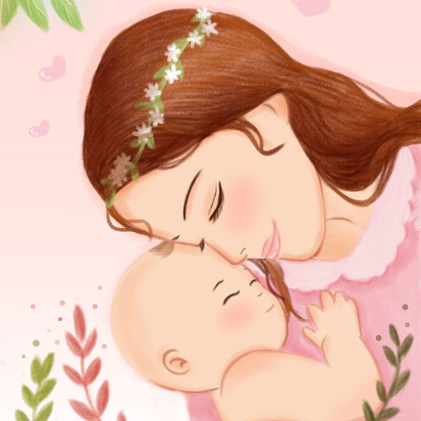 Красивые рисунки на тему день матери