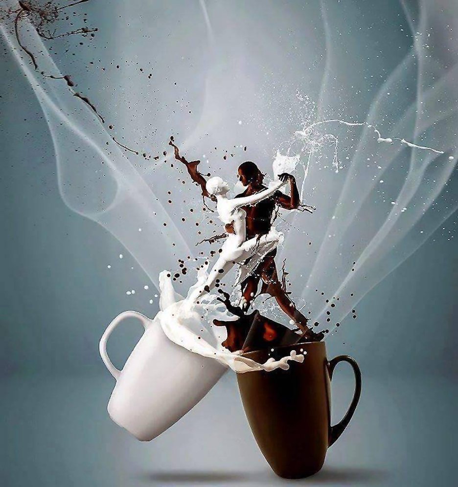 Доброго дня женя. Креативный кофе. Доброе утро креативные. Креативное утро. Стильные картинки с добрым утром.