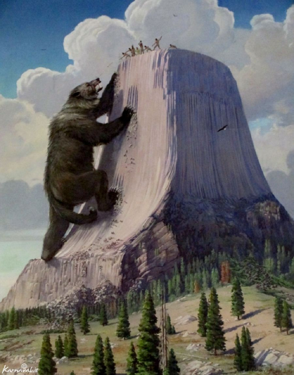 Нападение в горах. Башня дьявола Вайоминг медведь. Башня дьявола медвежья Берлога. Башня дьявола Вайоминг США. Медведь Шардик тёмная башня.