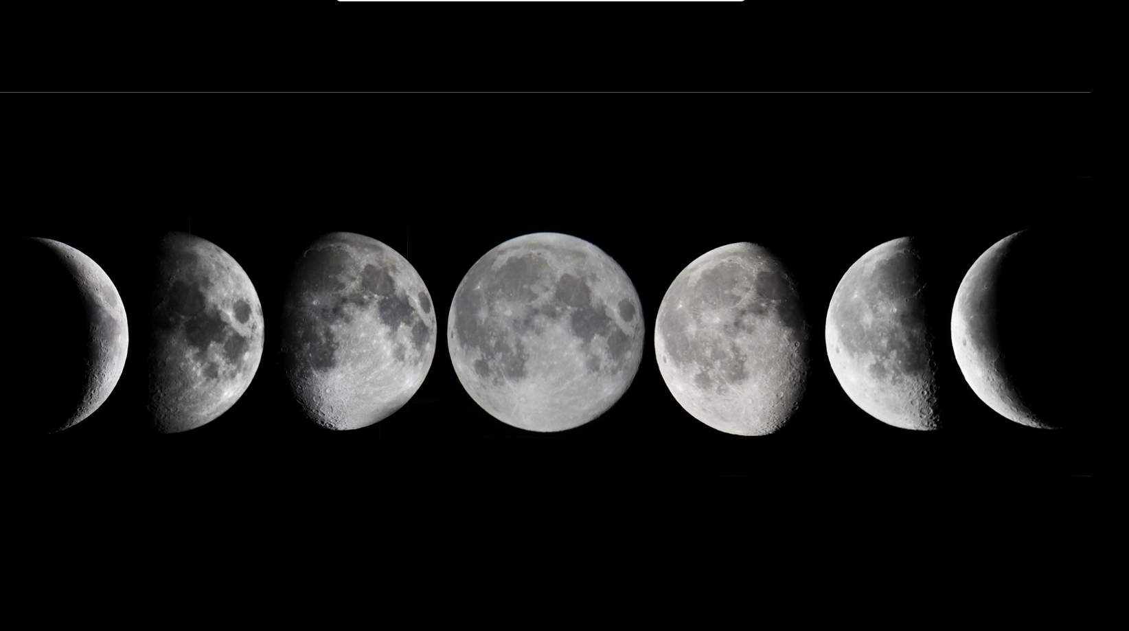 Луна в разное время года. Лунный цикл. Фазы Луны. Убывающая Луна. Фазы Луны картинки.