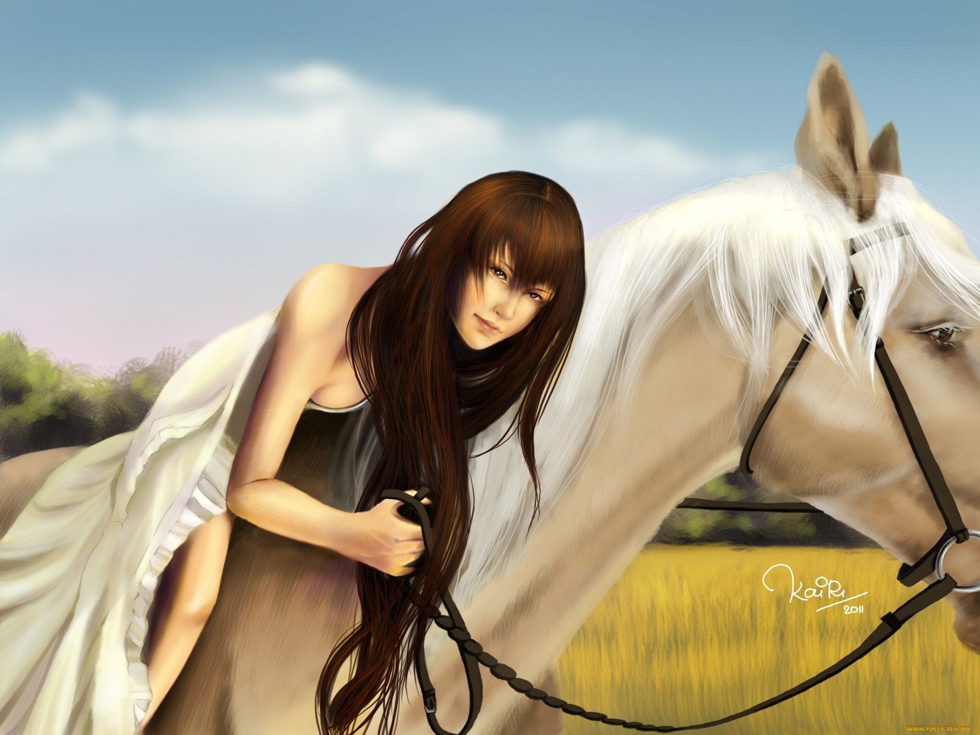 Девочка с лошадкой. Девочка на лошади. Девушка на коне. Девушка на лошади арт.