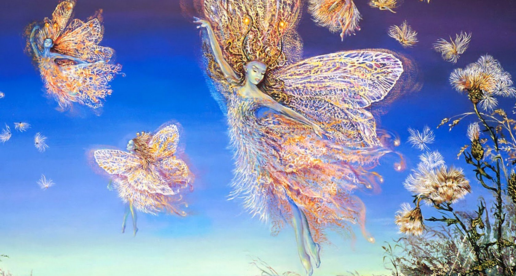 Воображение цветы. Волшебные картины Жозефины Уолл Фея.