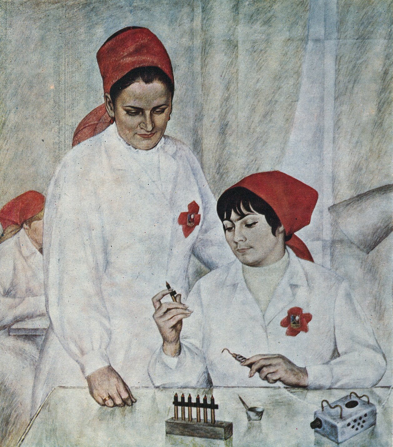 Гусева фронтовая медсестра. Фронтовая медсестра рисунок. Открытки медсестер фронтовых. Советские плакаты медсестра.