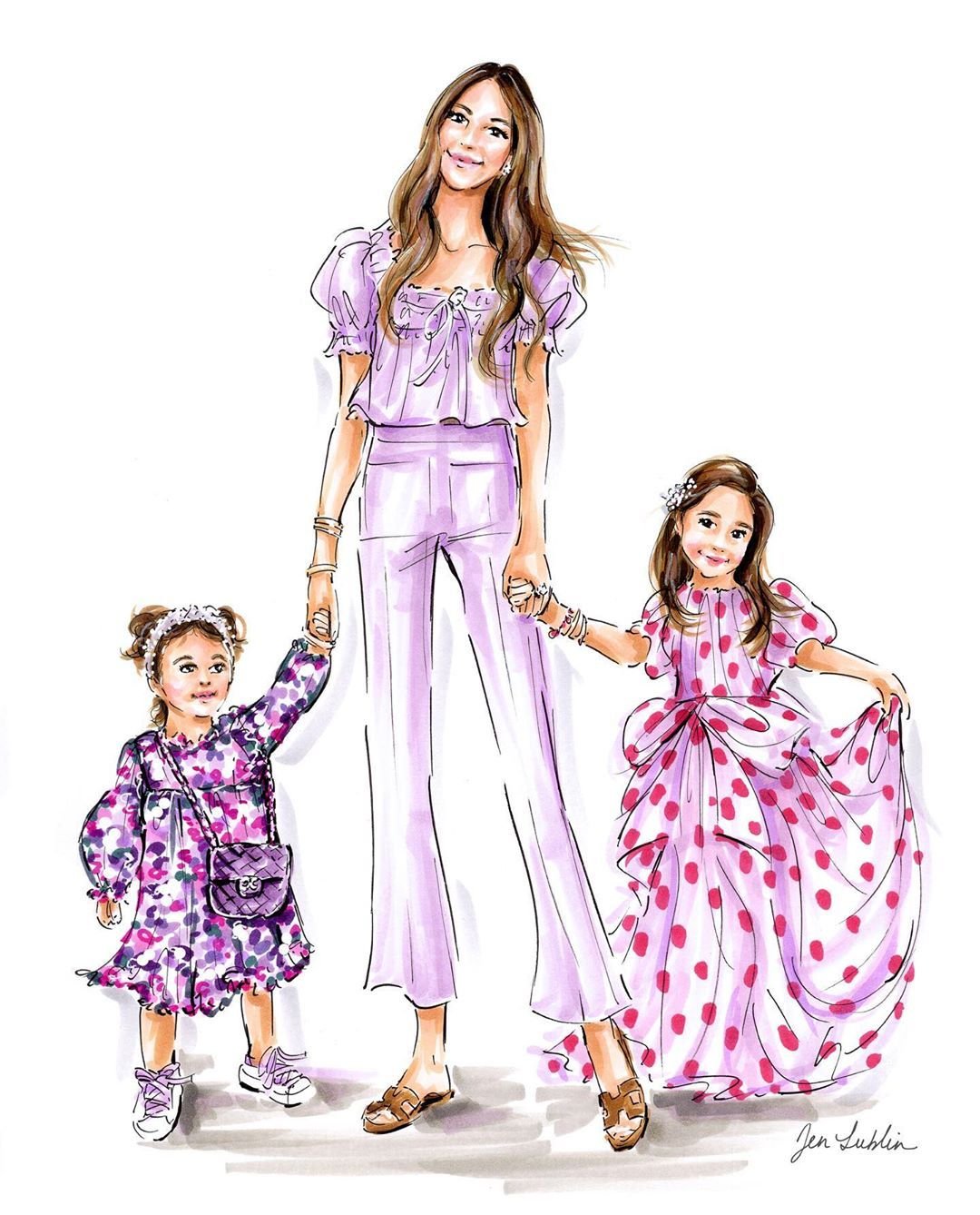 М мамаша. Мама и дочка рисунок. Мама и 2 Дочки рисунок. Иллюстрация мама с двумя дочками. Модные иллюстрации мама девочки.