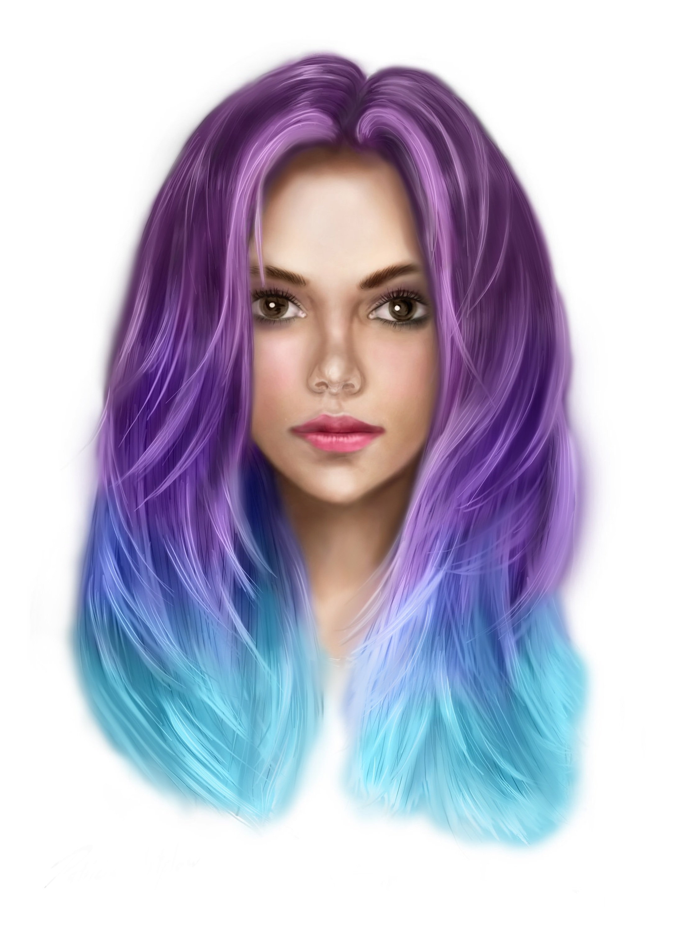 Цветная девочка. Девушка с фиолетовыми волосами. Девушка с сиреневыми волосами. Девушка с цветными волосами. Разноцветные волосы у девушек.