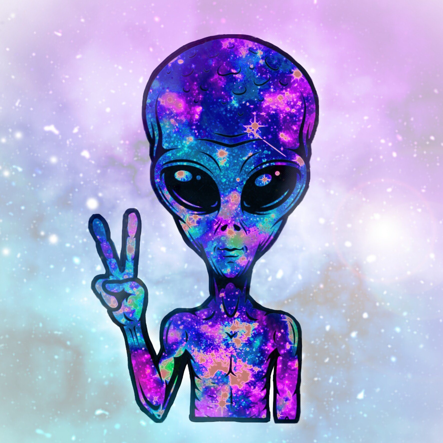 Рисунок инопланетянина в космосе. Аватарка инопланетянин. Синий инопланетянин. Нарисовать инопланетянина.