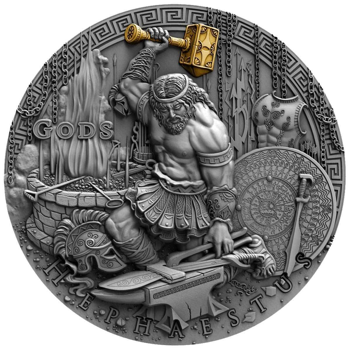 У николы были только серебряные монеты. Гефест Бог арт. Гефест Бог древней Греции. Монета серебро Гефест. Монета Зевс.