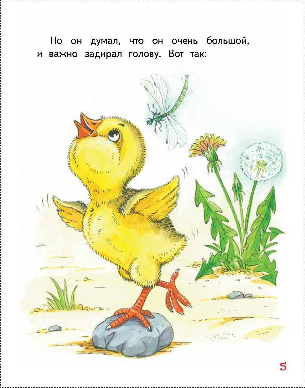Иллюстрации к сказке Корнея Чуковского цыпленок