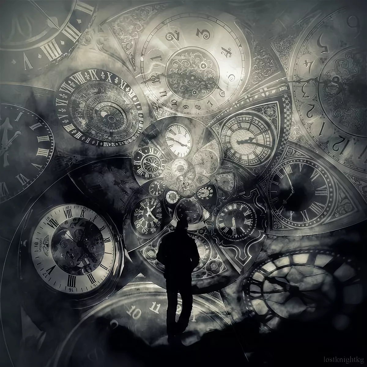 Время уходит в вечность. Человек часы. Человек с часами арт. Время арт. Абстракция с часами.