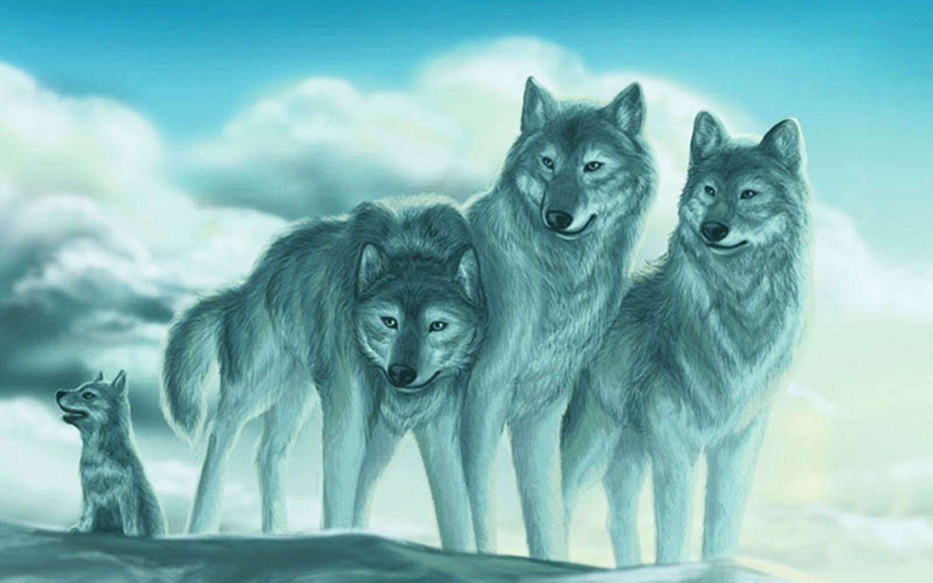 Четверо волков. Волк с волчатами. Волчья семья. Волк волчица и Волчонок. Волк и волчица.