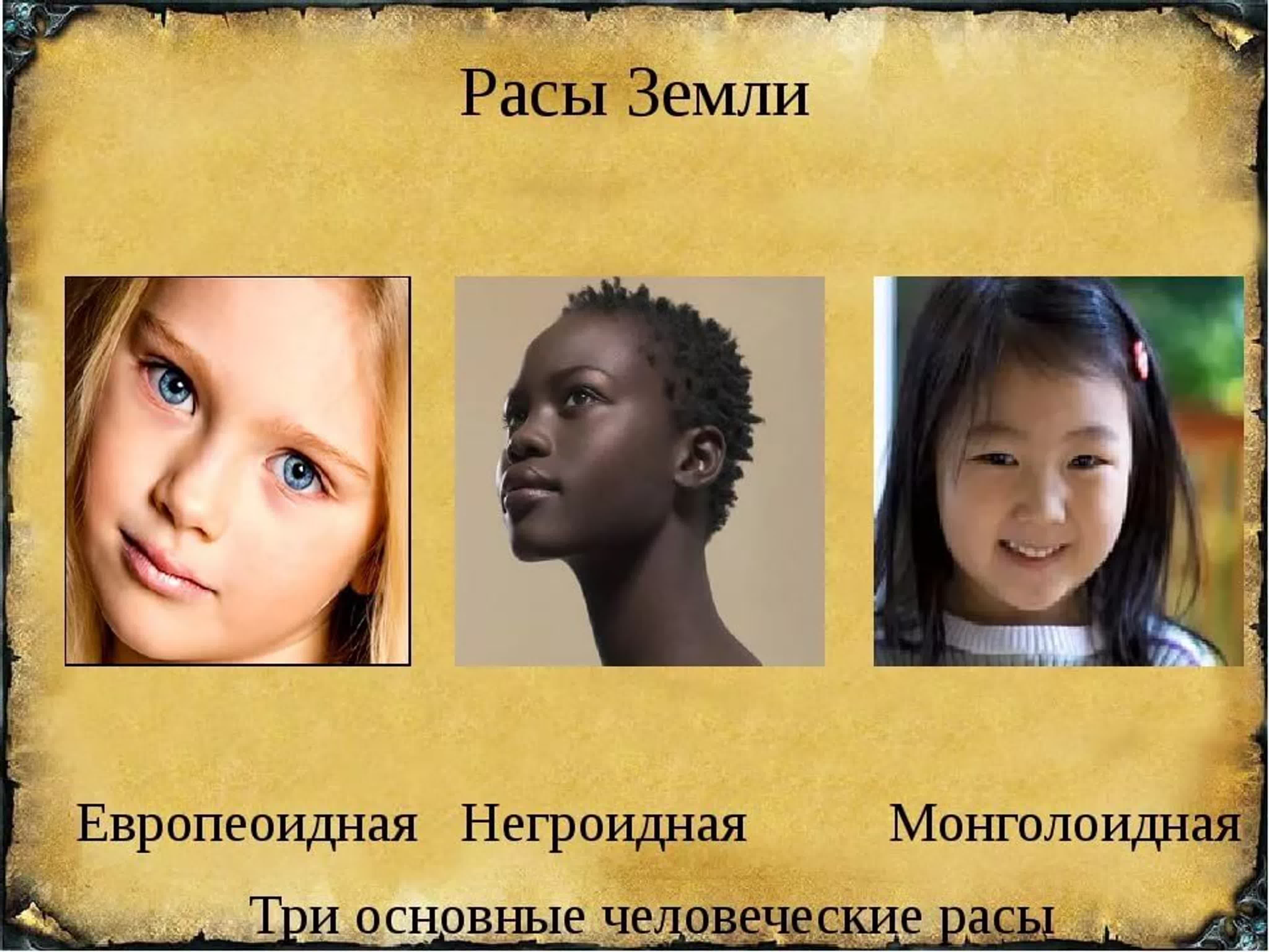 Определение расы человека по фото