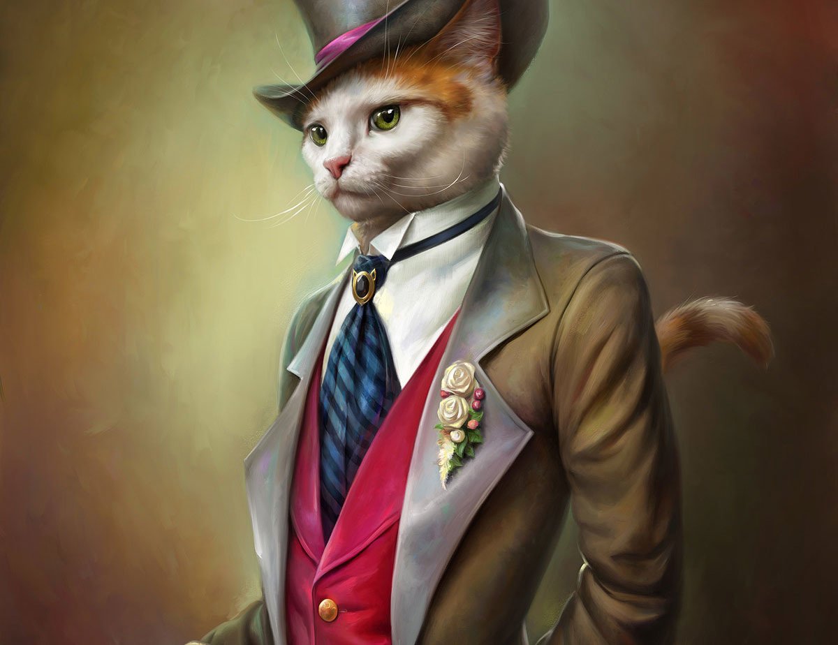 Кот джентльмен. Коты Эрмитажа Закиров. Кот в пиджаке.