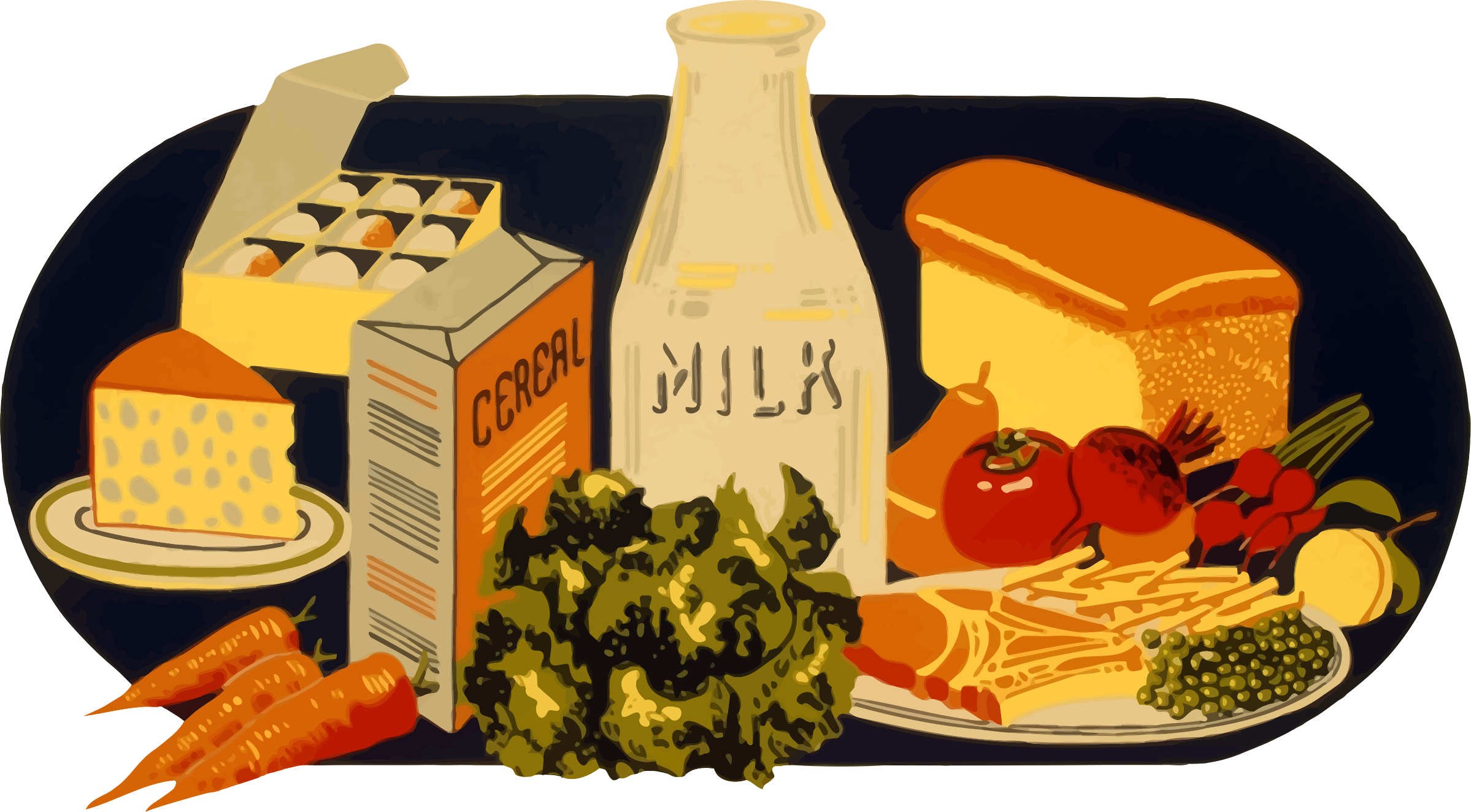 Как называется способ изображения продуктов питания. Иллюстрации продуктов. Продукты иллюстрация. Советские продукты. Рисунки продуктов.