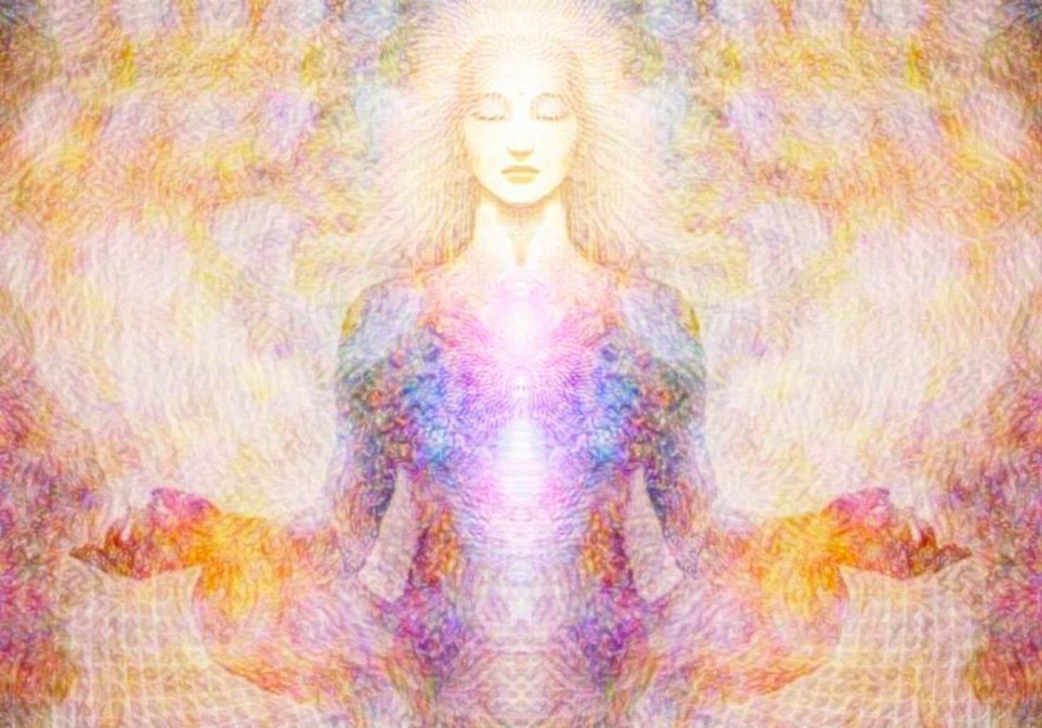 Медитация энергия любви. Энергия женщины. Эзотерика живопись. Наполнение энергией. Свет души живопись.