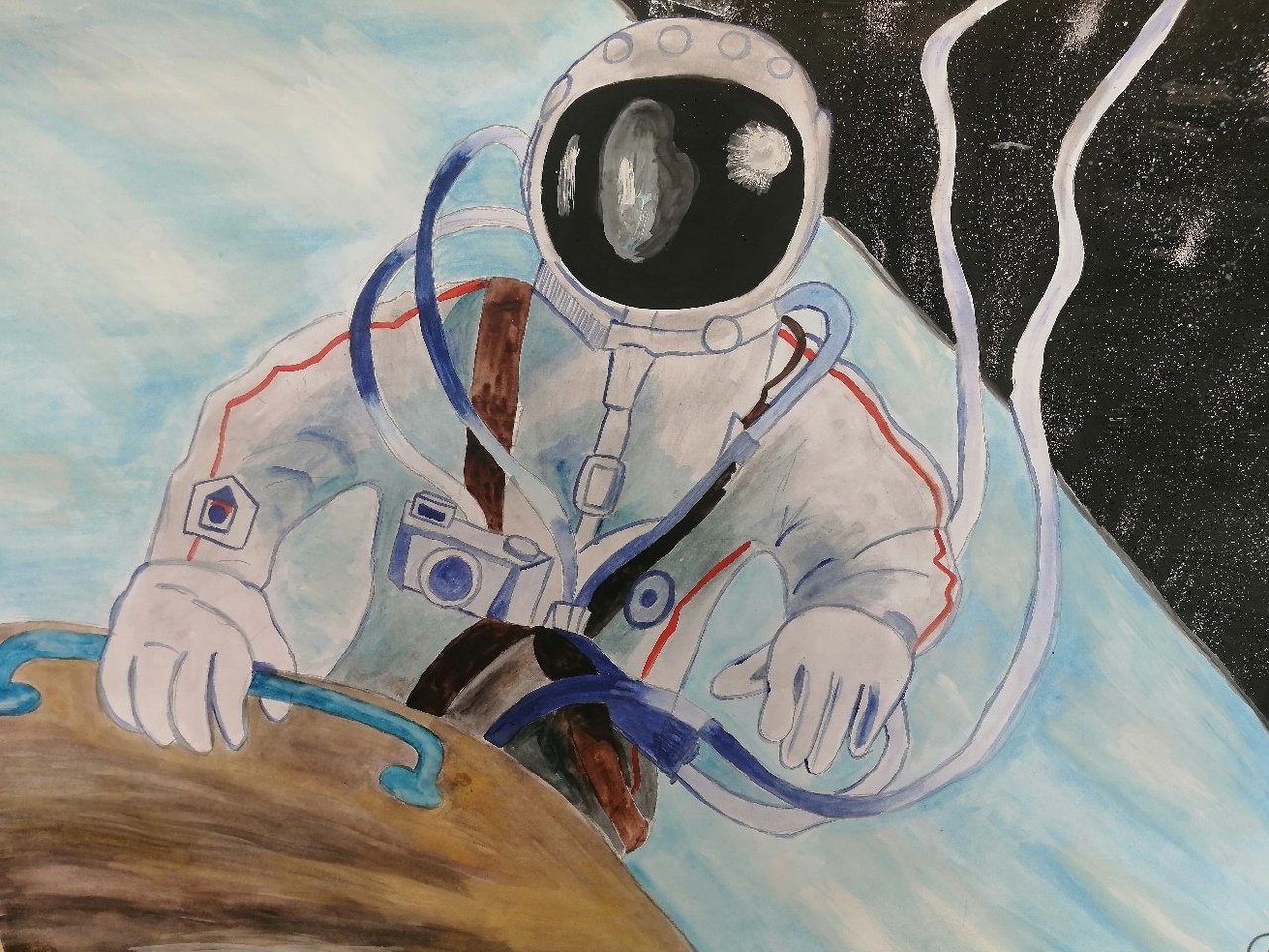 День космонавтики первый человек в космосе. 12 Апреля день космонавтики. Рисунок ко Дню космонавтики. Картина космонавт. День космонавтики арт.