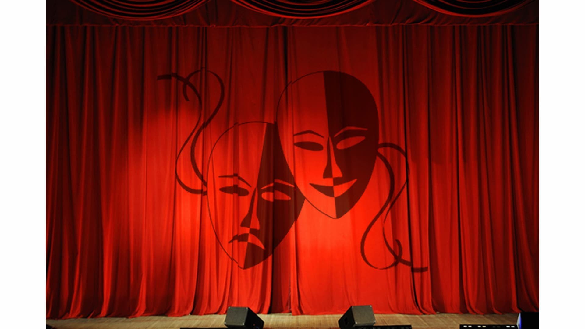 День театра фон. Занавес в театре. Театральные кулисы. Театральные маски. Театральные маски на фоне занавеса.