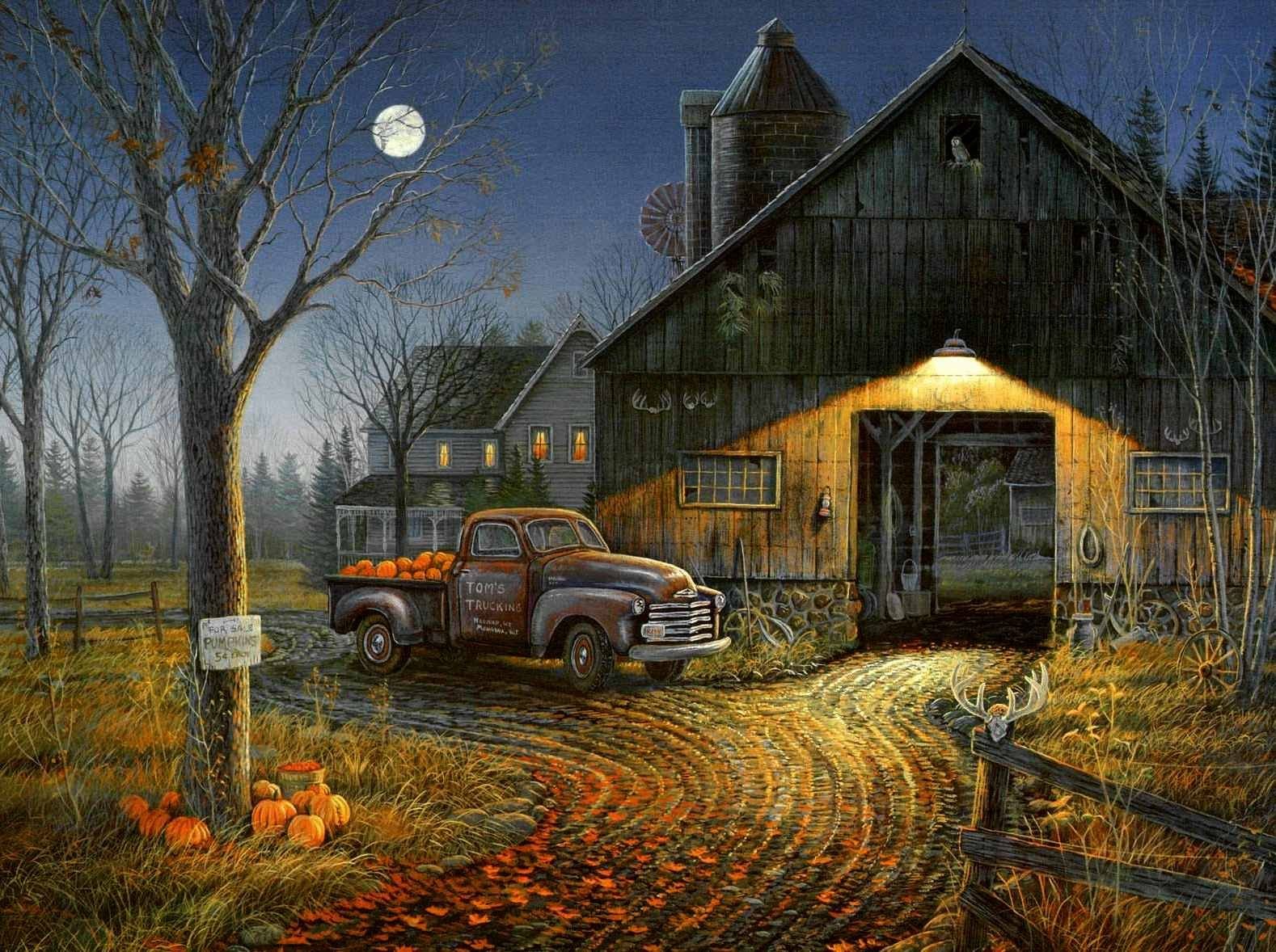 Кантри арт. Сэм Тимм. Сэм Тимм (Sam Timm). Sam Timm американский художник. Осень в деревне картины художников.