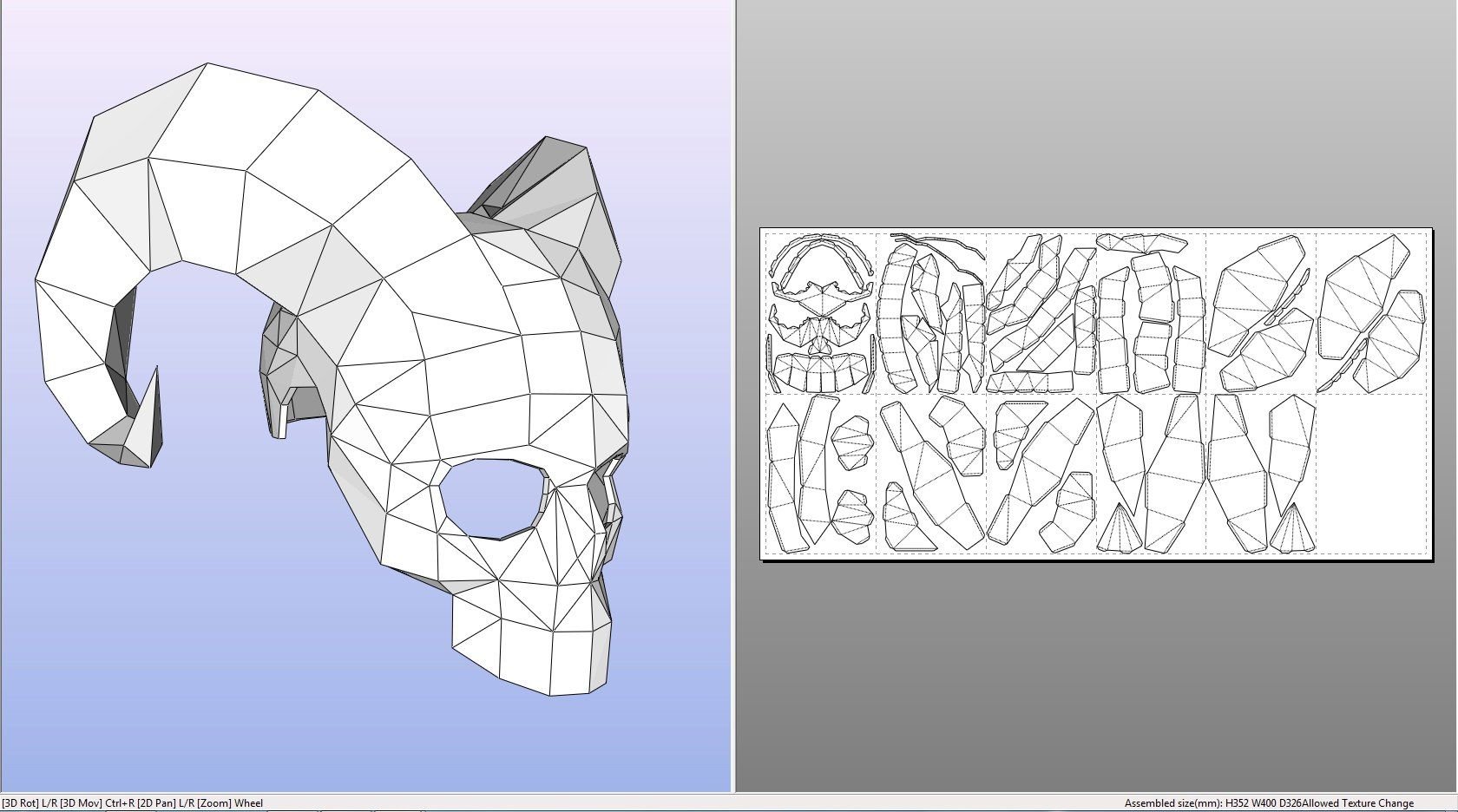 Схема маски из бумаги. Маска черепа пепакура. Пепакура череп развертка. Полигональное моделирование схемы. Полигональное моделирование развертки.