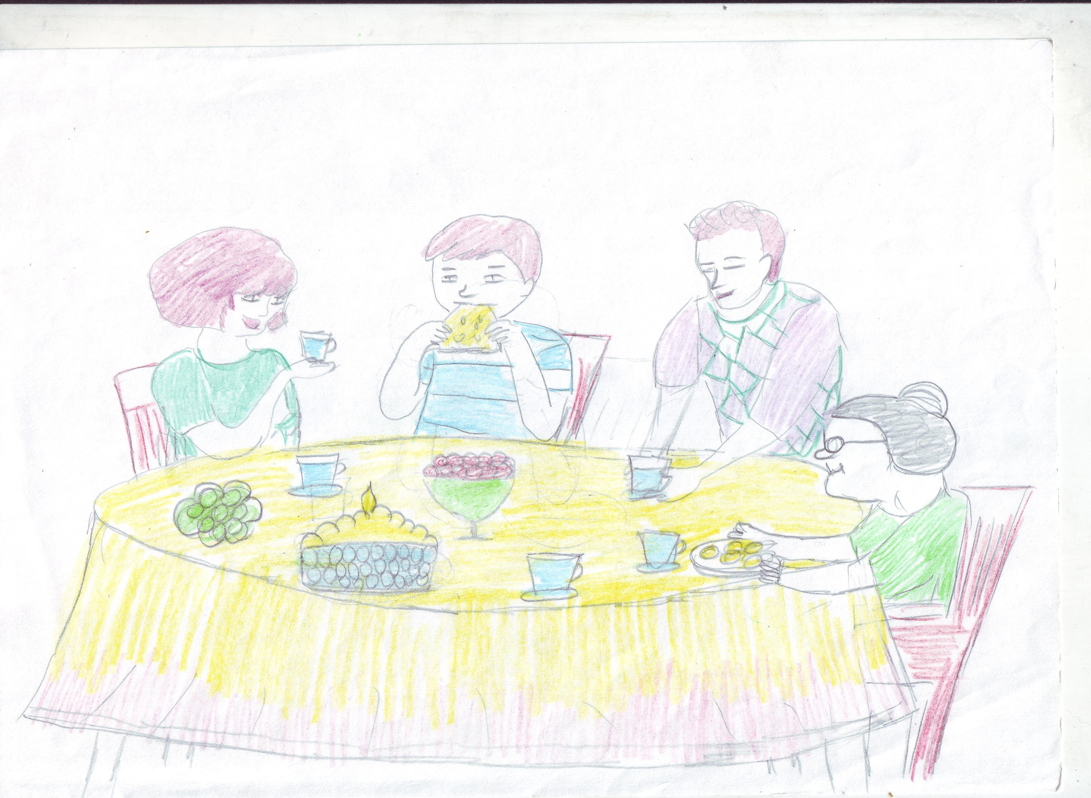 Нарисовать рисунок традиции. Рисунок на тему семейные традиции. Рисование семейные традиции. Рисунки детей на тему семейные традиции. Рисунок на тему семья.
