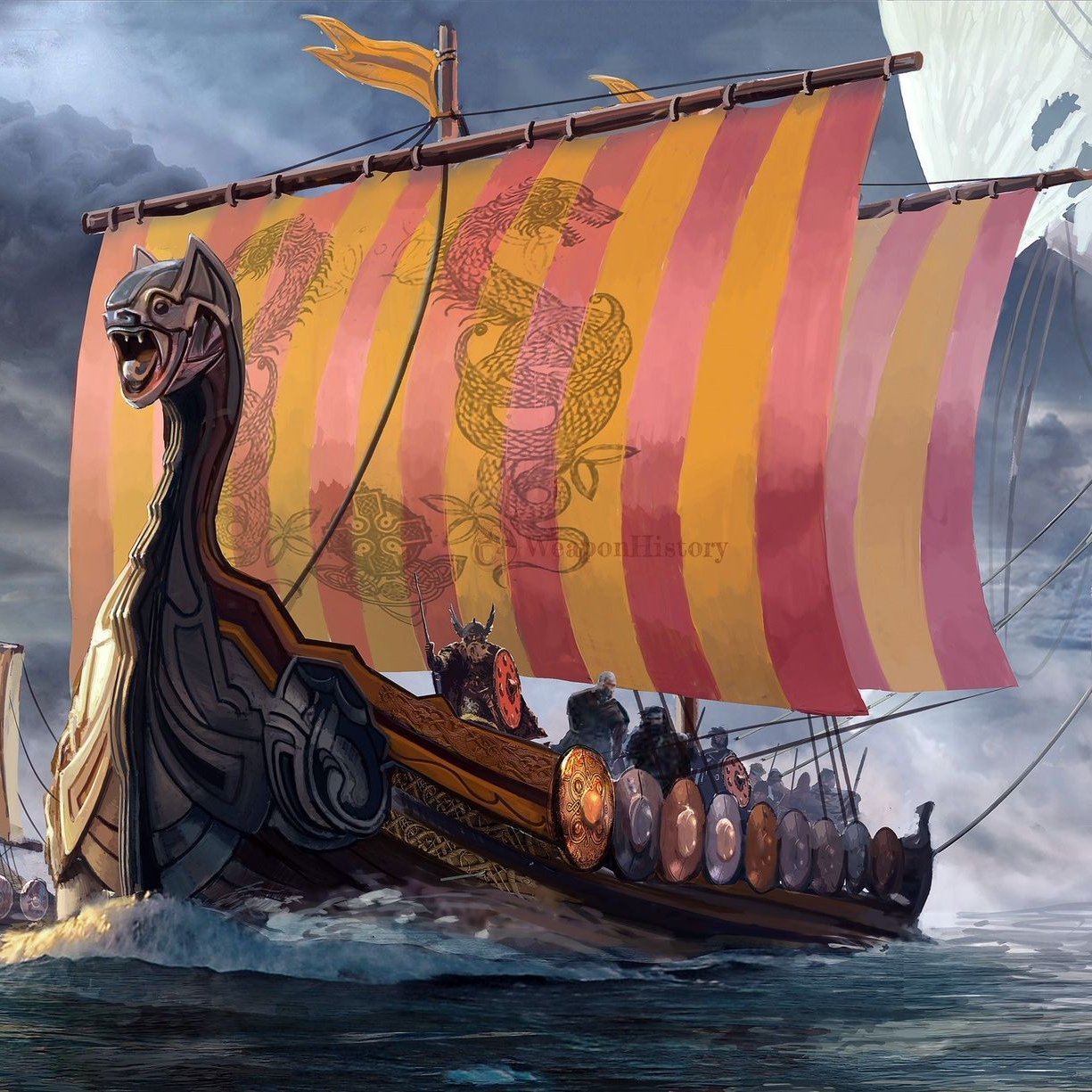 Ладья море. Дракар норманнов. Драккар викингов. Корабли Драккар норманнов. Дракар корабль викингов.