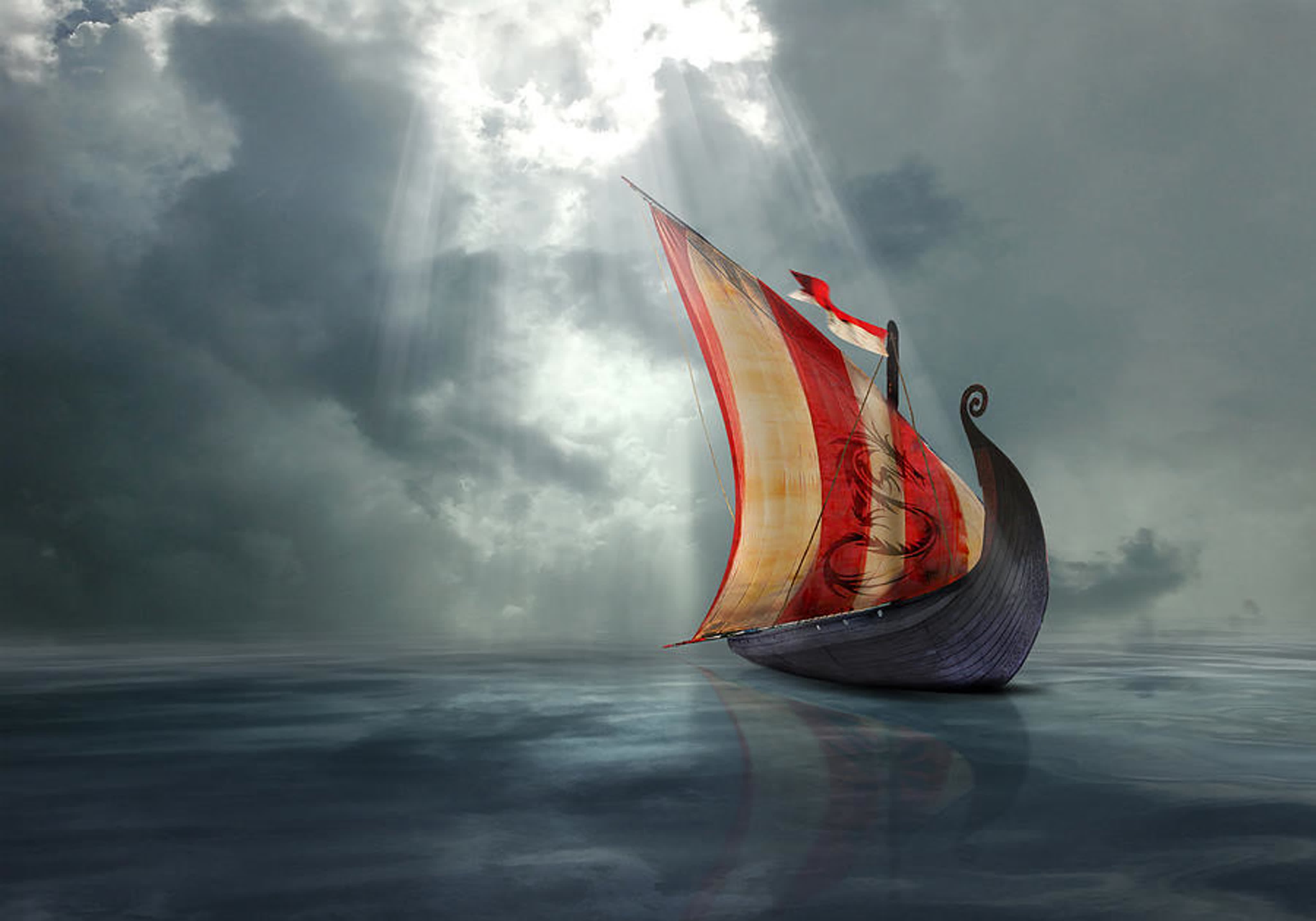 Ладья море. Ладья Драккар викингов. Скандинавский дракар. Дракар корабль викингов. Викинги Драккар море.