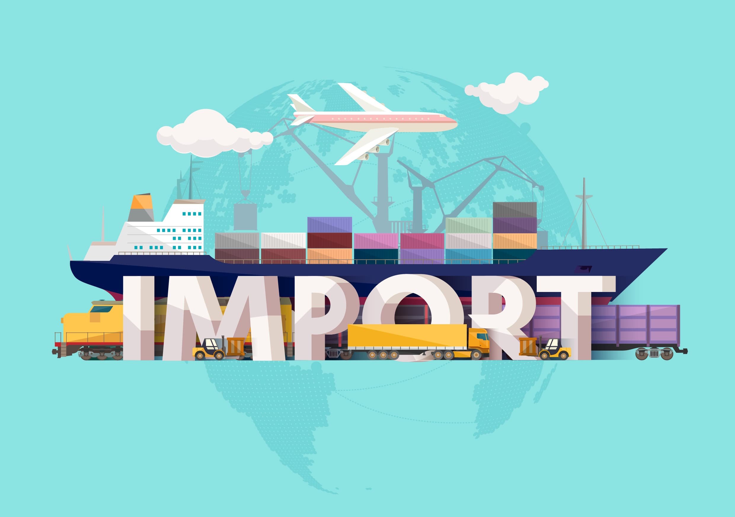 Import part. Импорт иллюстрация. Экспорт и импорт. Импорт товаров. Экспорт и импорт картинки.