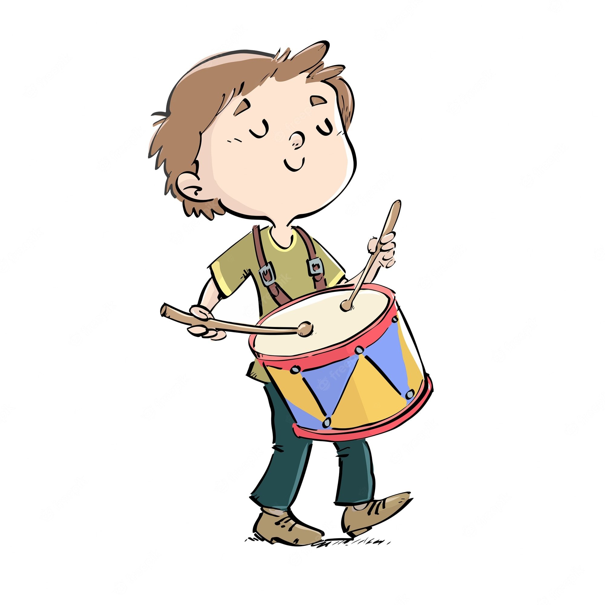 Музыкальный инструмент марша. Ребенок барабанщик. Мальчик с барабаном. Веселый барабанщик. Барабанщик мультяшный.