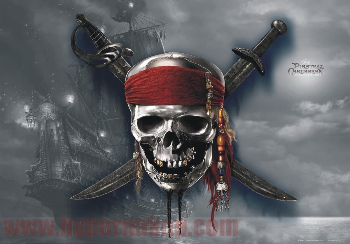 Черепа пиратов пираты Карибского моря