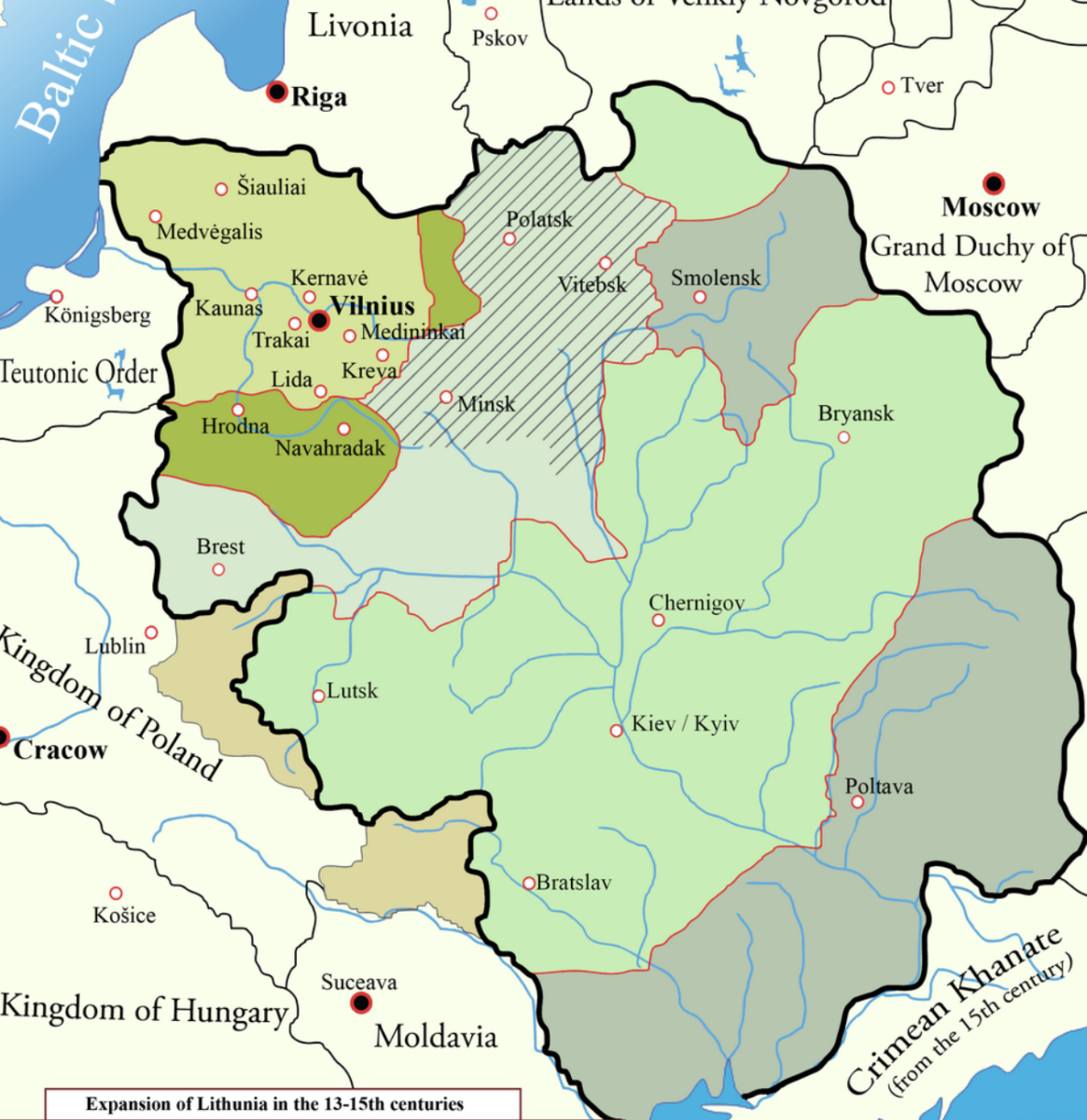 Литва на карте 15 век. Карта Литвы 15 века. Великое княжество Литовское 13-15 века карта. Литва в 14 веке карта.