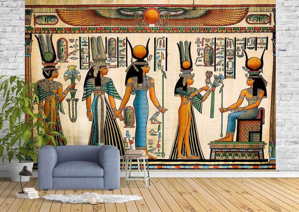 Роспись стен в египетском стиле