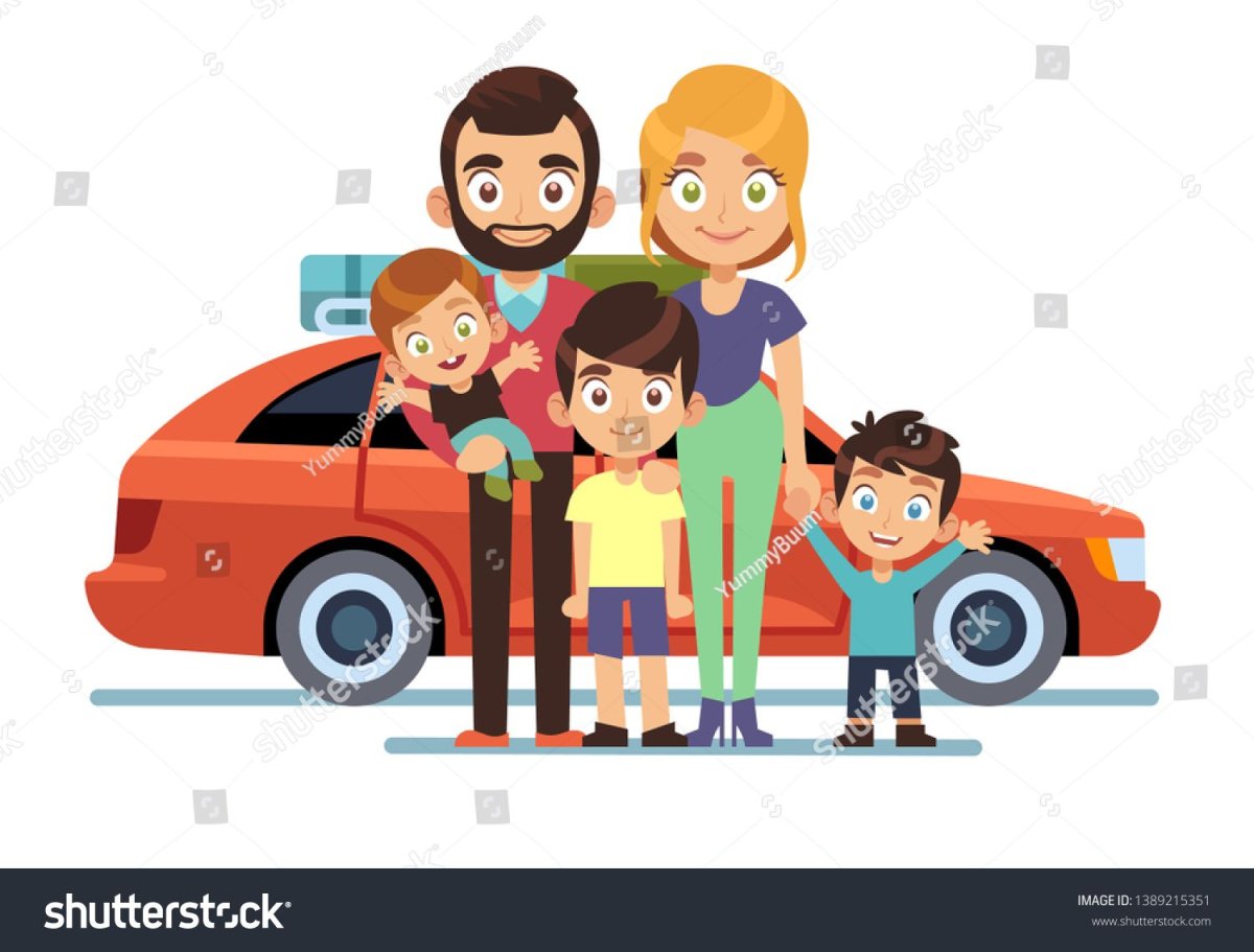 Коля с родителями едет на машине. Семья в машине мультяшная. Семья машинок. Иллюстрация семейный автомобиль. Семья в машине вектор.