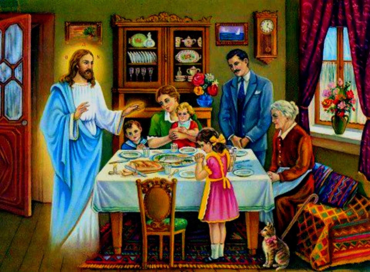 Мама перед гостями. Счастливая православная семья. Православная семья в храме. Православная семья за столом. О семье христианской.
