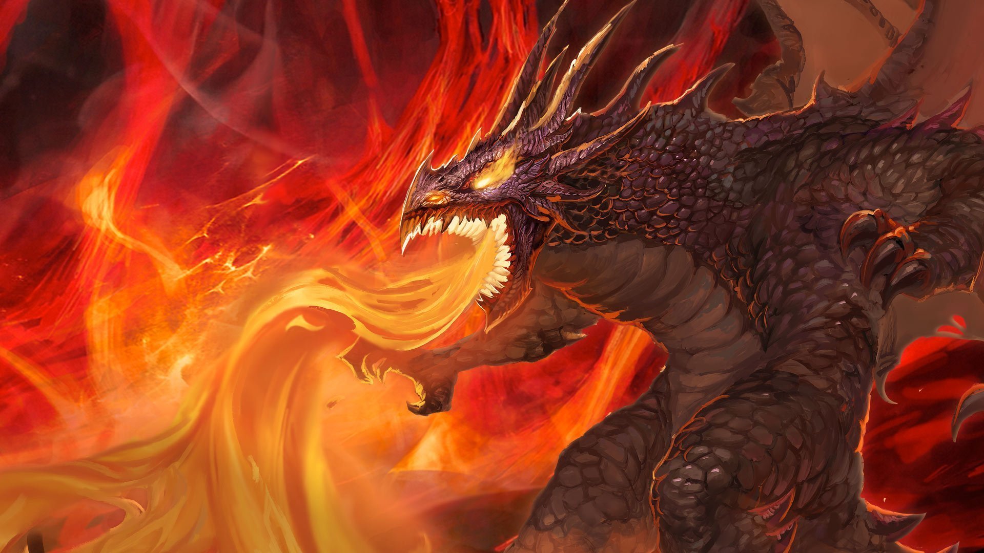 Картинки дракон обои. Огненный дракон Гондолина. ЛАВОВЫЙ дракон Генезис. Вритра дракон. Пандемониум Огненный дракон.