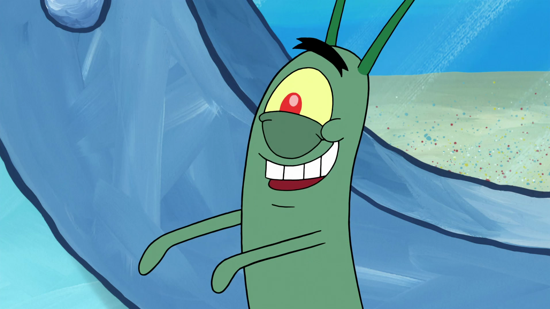 Спанч боб зеленый. Планктон Спанч Боб. Планктон из скванчбоба. Губка Боб персонажи планктон.