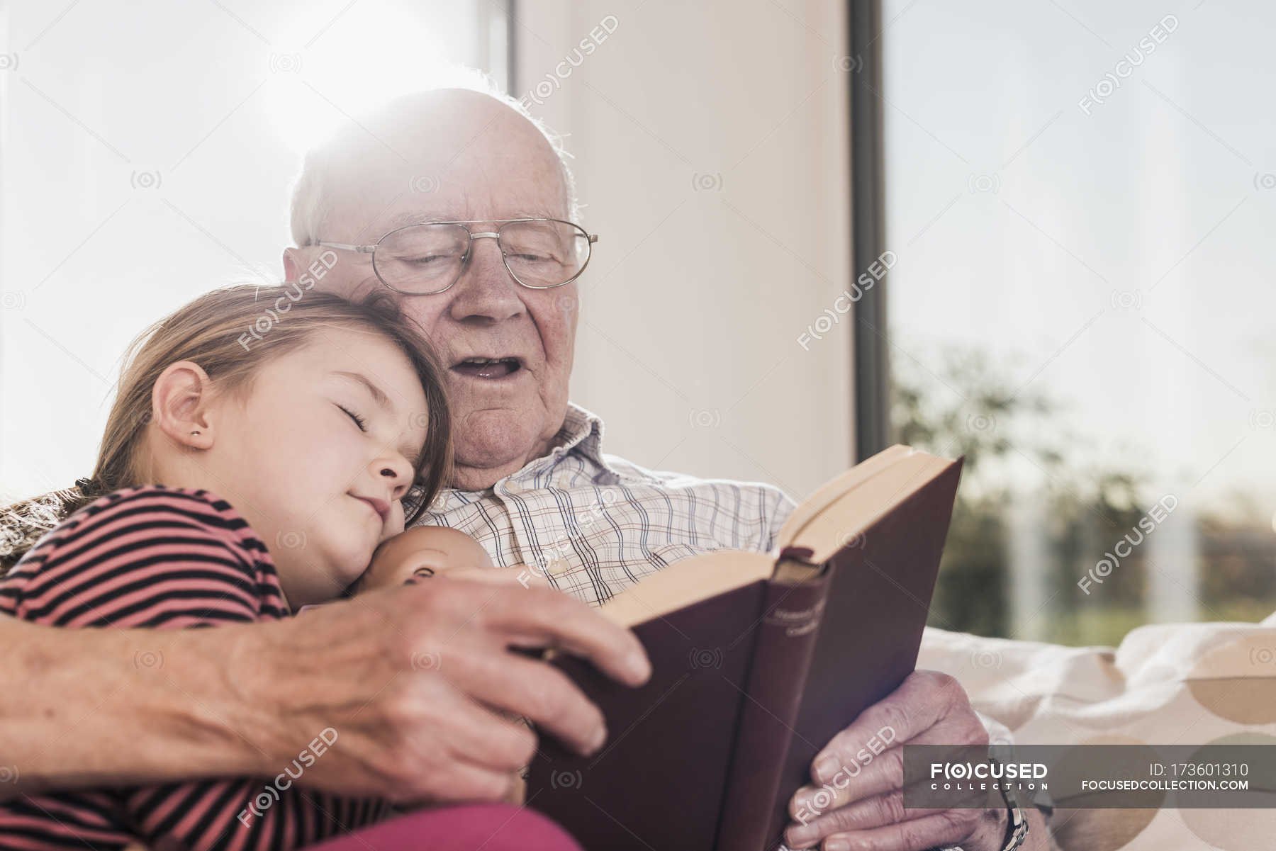 Старый дедушка и внучка. Дедушка читает. Дед рассказывает внуку. Дедушка читает сказку внучке. Дедушка читает внуку.