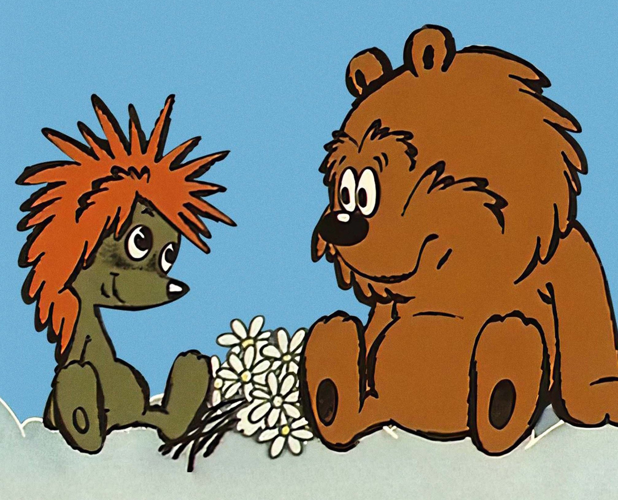 Трям! Здравствуйте!. Из мультика Трям. Ежик и Медвежонок из советских мультфильмов.
