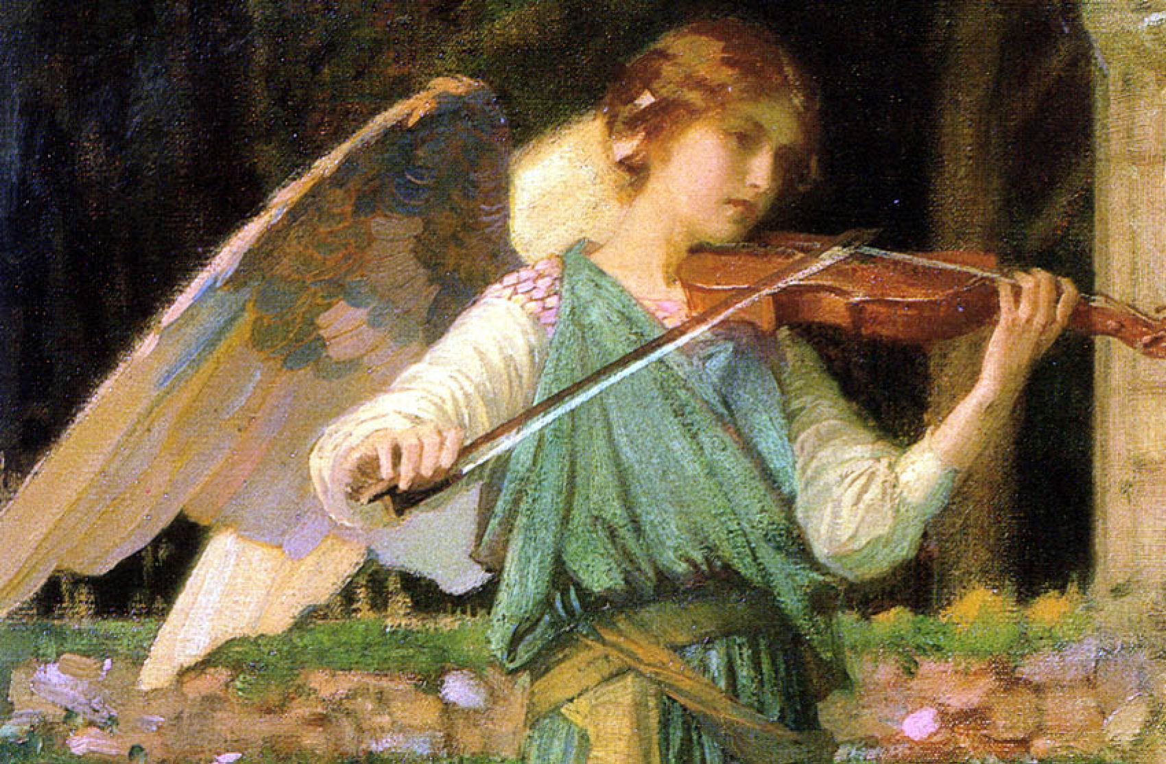 Violins playing and the angels crying. Картина живопись флейтист музыкант. Ангел со скрипкой. Ангелы с музыкальными инструментами.