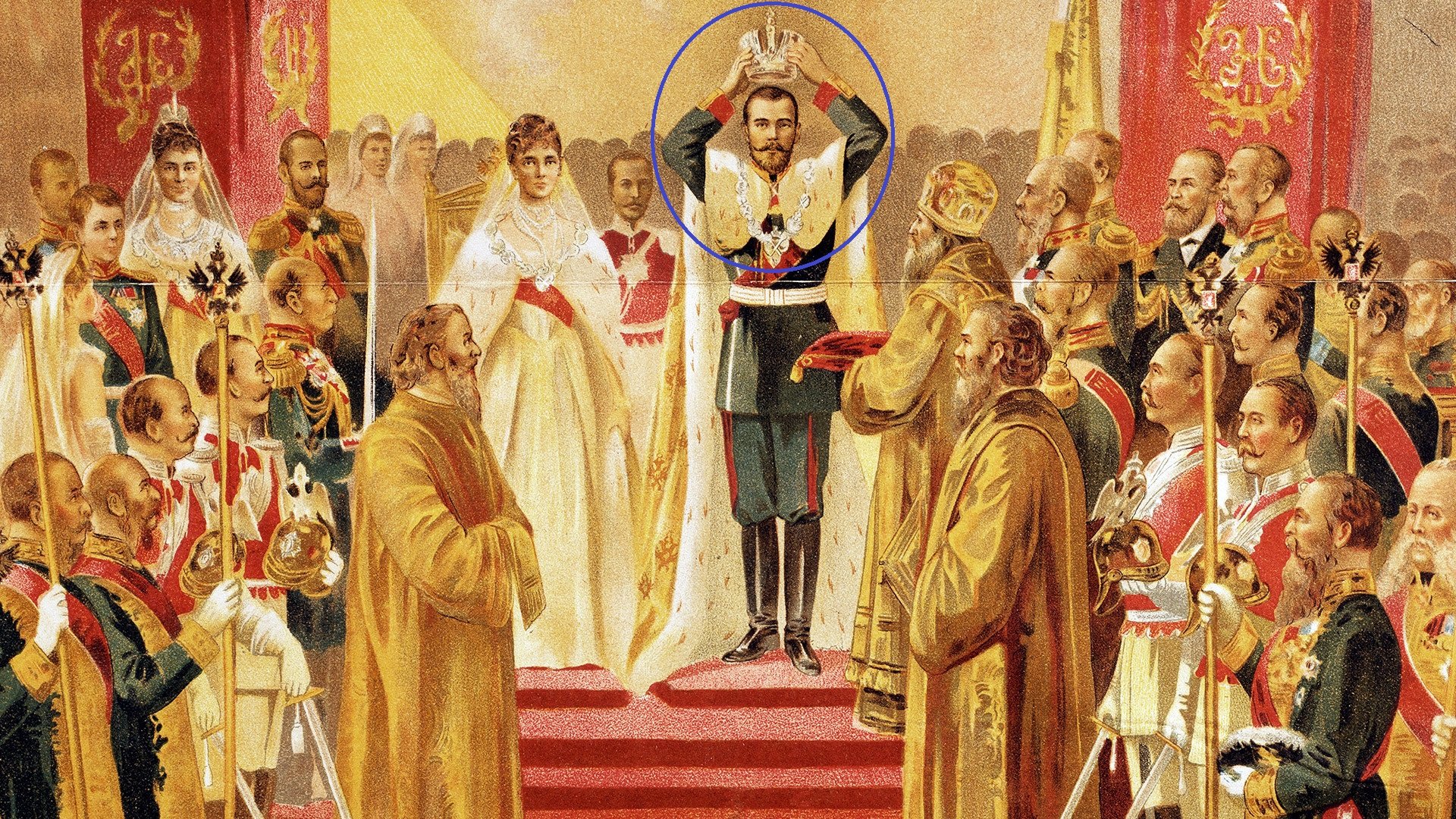 Царские подданные. Венчание на царство Николая 2. Коронация императора Вильгельма.