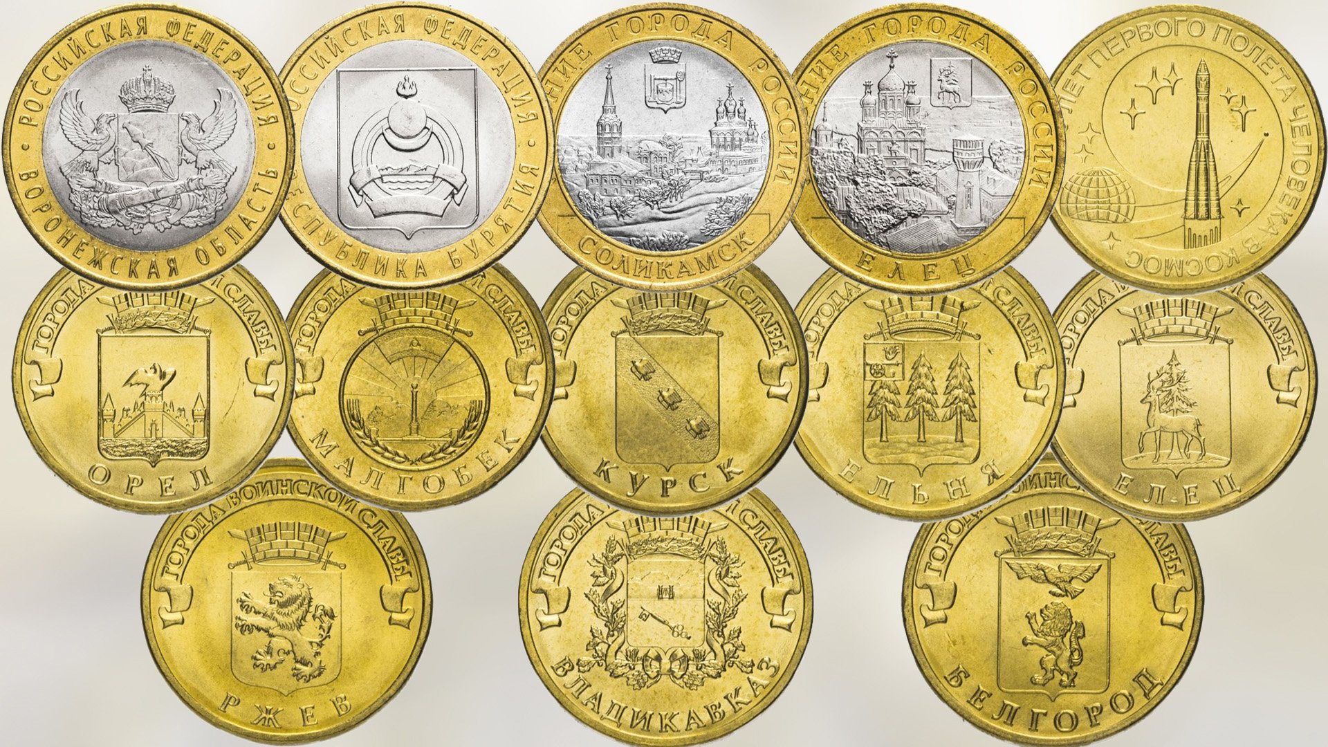 Монеты россии юбилейные выпуски монет россии