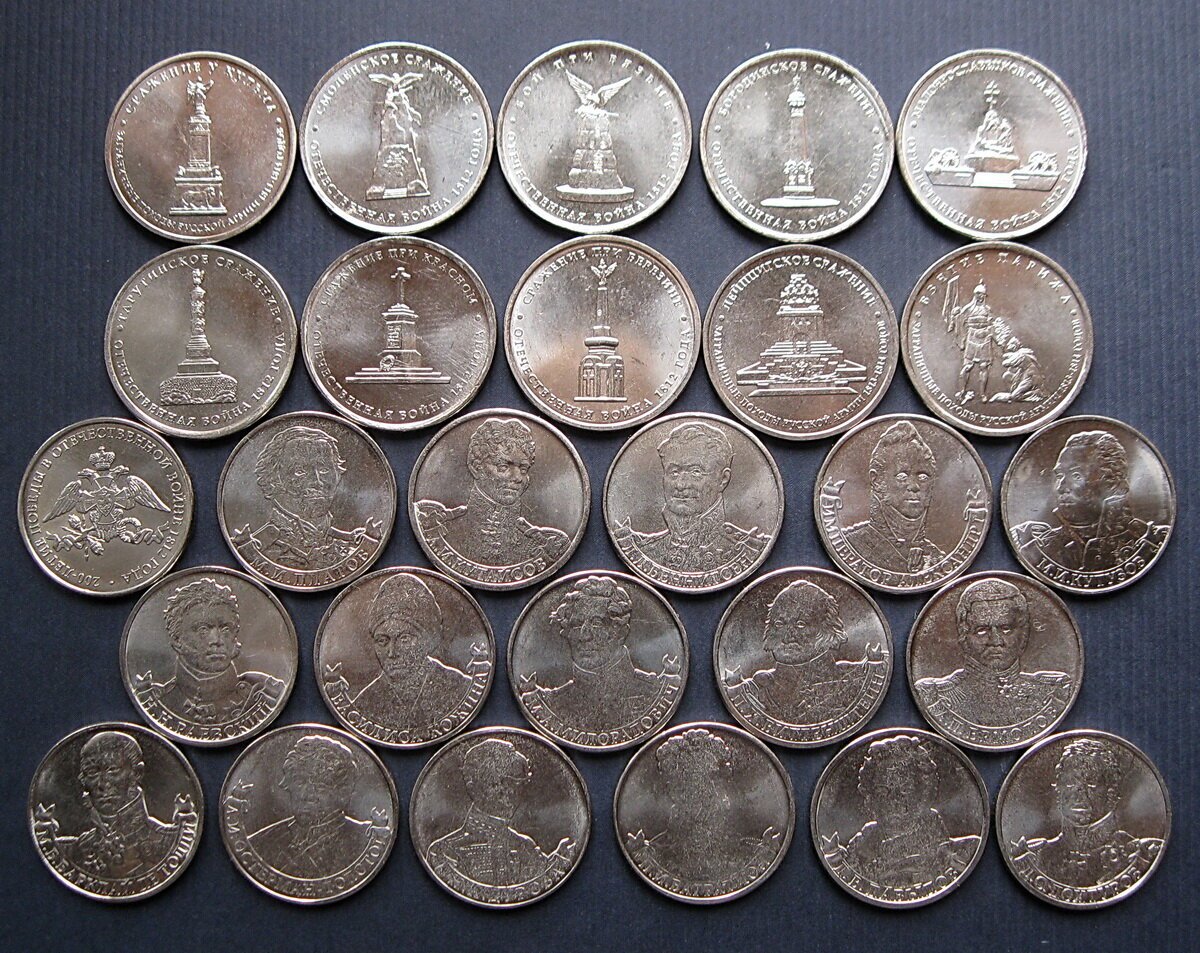 Юбилейные монеты рф