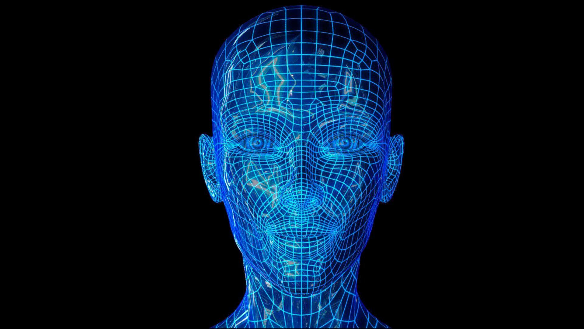 Поколение искусственного интеллекта. Лицо искусственного интеллекта. Голограмма человека. Голографическая голова. Интеллект искусственный интеллект.