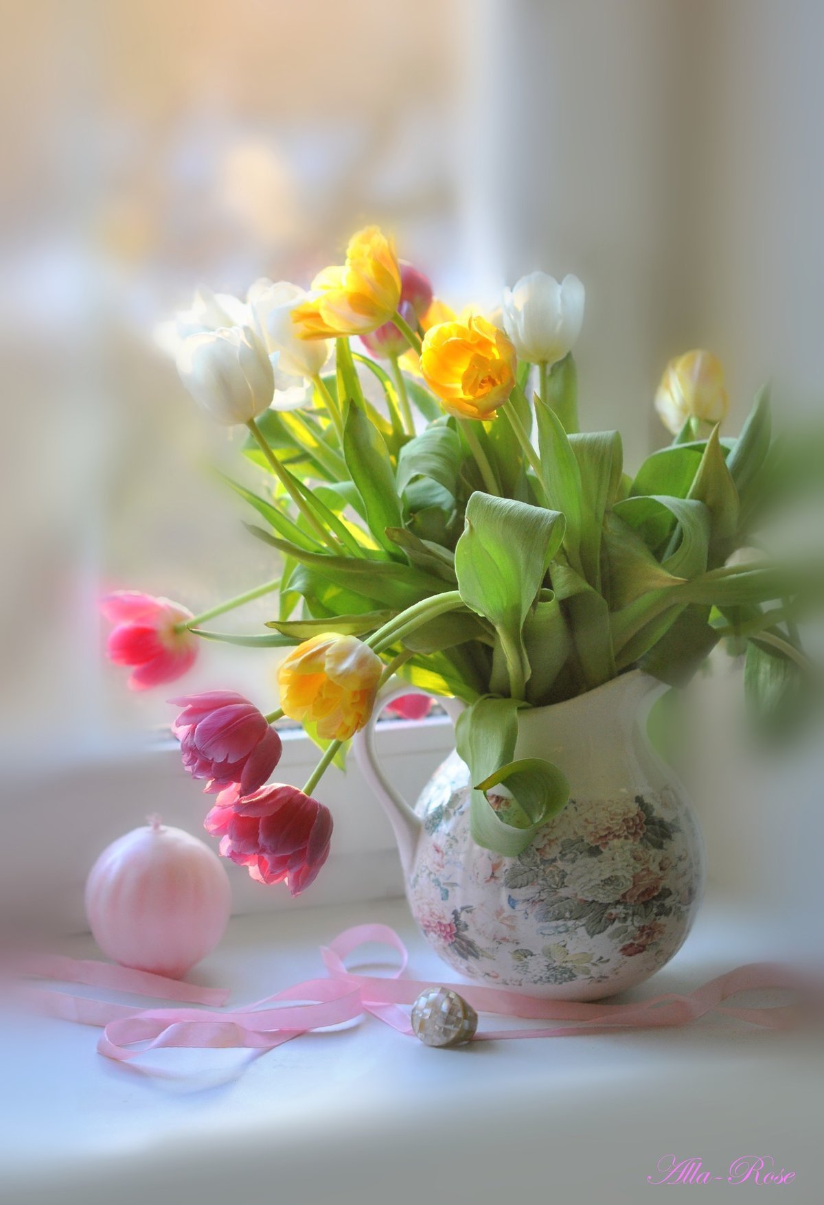 Хорошего апрельского дня и отличного настроения. Весенний букет. Красивый весенний букет. Букет весенних цветов.